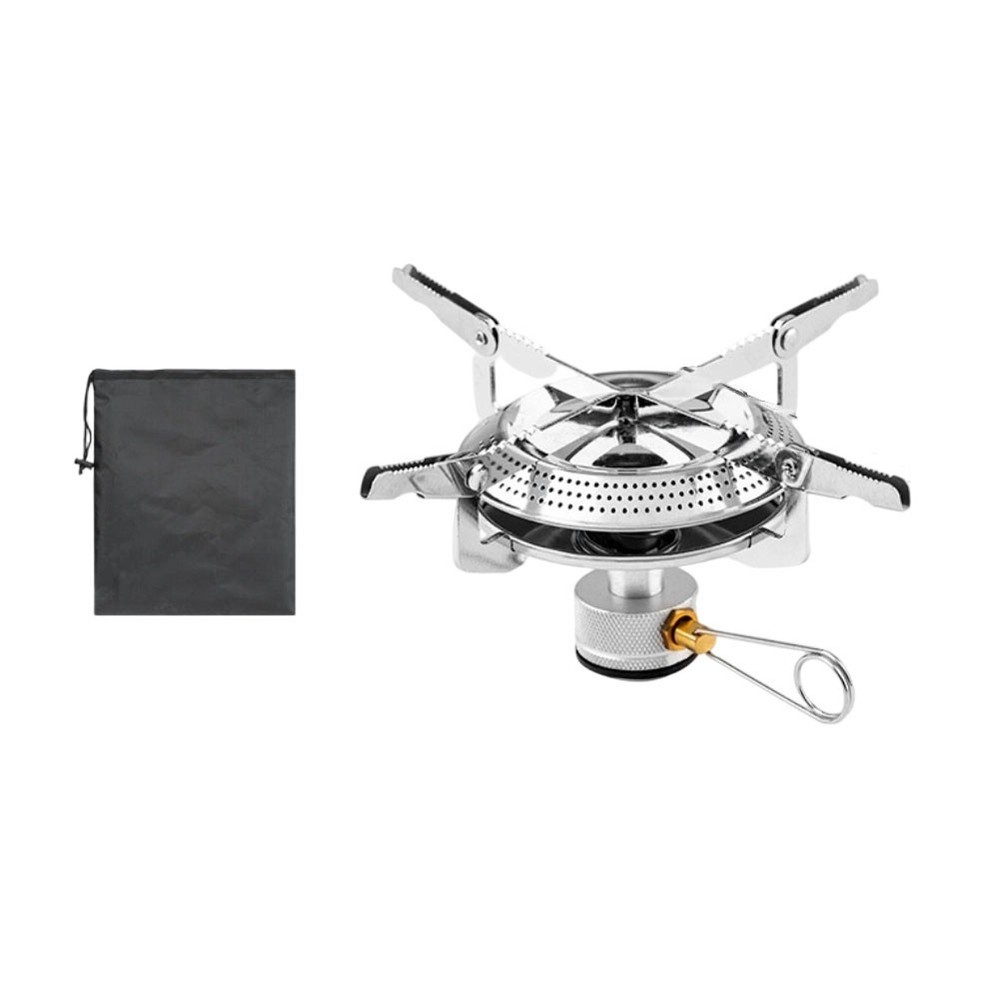 Adjustable Flame Foldable Gas Stove for Outdoor For Camping Adventures