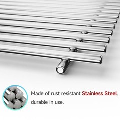 2pcs Stainless Steel Cooking Grill Grates for Weber, 19.5” x 25.5” | Grill