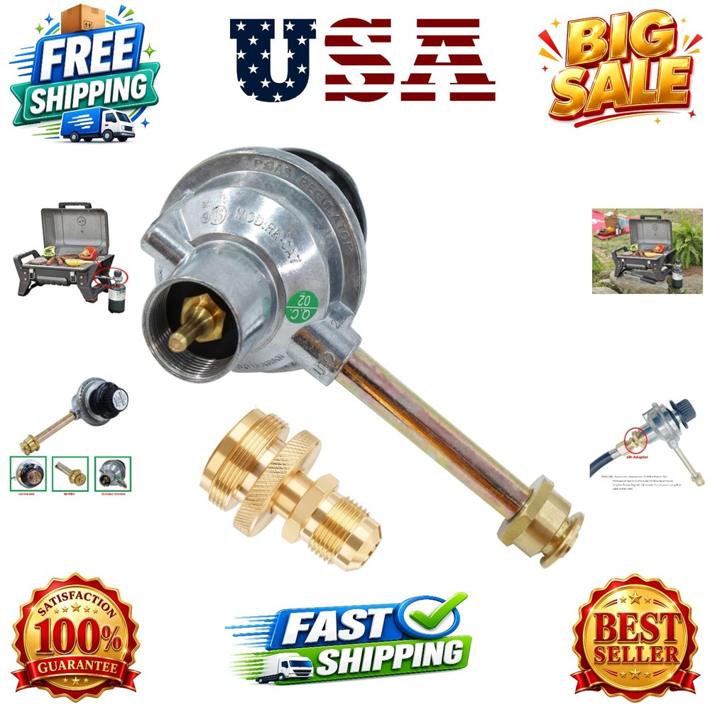 Grill BBQ Tru-Infrared Regulator Valve Fits Char Broil Grill2Go 2012 and Rece…