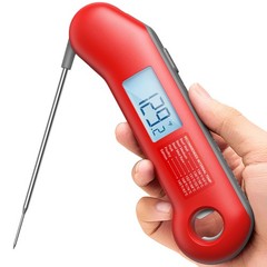 ThermoMaven Professional Meat Thermometer Digital, Ultra-Fast 0.5 Red & Gray
