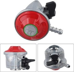 27mm Clip-On Propane Gas Regulator 37mbar w/1M Hose for BBQ Grill Patio Heater