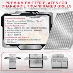 G362-2100-W1 Grill Emitter Plates for Charbroil Commercial Tru Infrared 46364231