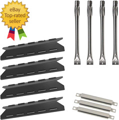 Grill Heat Plates, Grill Burners & Crossover Tubes Replacement for Kenmore