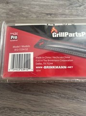 Brinkmann 812-7234-S2 Grill Parts Pro Universal Stainless Steel 1″ Tube Burner