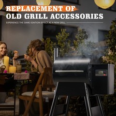 2 Pack Pellet Grill Igniter Replacement for Traeger, Pit Boss, Camp Chef – 200W