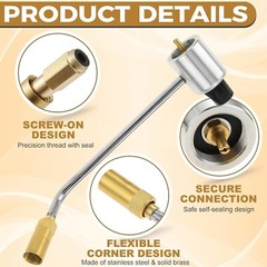 5430 Gas Grill Propane Camping Stove Adapter Fit for Coleman Regulator Connector