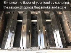 Universal Heat Plate Shield,Heat Tent,Flavorizer Bar,Burner Cover,Flame Tamer…