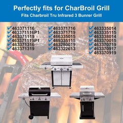 Grill Grates for Charbroil Performance TruInfrared 3 Burner 463370719 4633711…