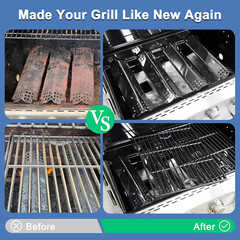 Adviace Grill RPL Parts Nexgrill 720-0830H Heat Plates & Grill Grates NEW (23D)