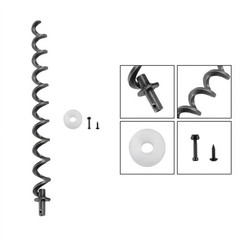 Grill Spiral Drill Shaft 23 inch Push Rod Kit for Pitboss 1100PS1 Pro S 1100