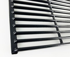 Grill Grates BBQ Grate Grid 19×25″ 2pcs Porcelain Coated Cast Iron Replacement