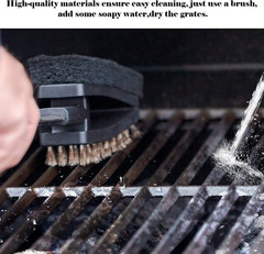 Cast Iron Grill Grates Replacement for Weber Genesis II LX 400 E/S 440 410 3Pack