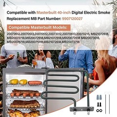 1200W Electric Smoker Heating Element Replacement for 40″ Digital Smokers, Fits