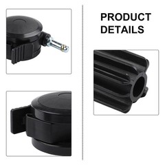 Locking Casters Quick Installation Reliable Performance Grill Maintenance