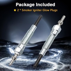 2PCS Smoker Igniter Glow Plugs Compatible W/ Weber SmokeFire EX4/EX6/EPX6 Wood
