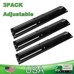 5PCS Universal Adjustable Grill Heat Plates/BBQ Grill Heat Shields for Gas Grill