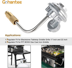 Gas Grill Propane Regulator for Blackstone 17″ / 22″ Tabletop Pit Boss Griddle