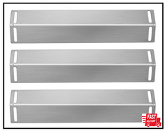 16 1/2 Inch Grill Heat Plates Shield Burner Covers Gas Grill Parts Heat Tent New
