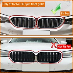 Fit For BMW 5 Series G30 G31 2017-2023 Sport Double Slats Air Front Grille Ki…