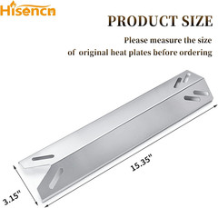15.35” Heat Plates for Cuisinart 2556, 2456, GAS2456AS, GAS2556AS, GAS1456ASO,