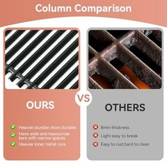 Cast Iron Grill Grates 17 Inch 3 Pack for Commercial Infrared Gas Grill