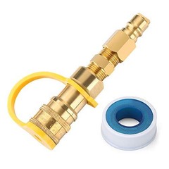 3/8 Inch Natural Gas Quick Connect Fittings, LP Gas Propane Hose Quick Discon…