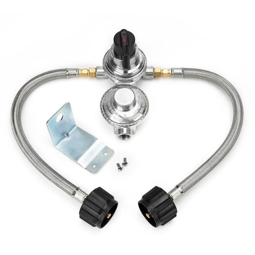 Onlyfire Rv Propane Regulator For Dual Tanks 2 Stage Auto Changeover Lp Propane