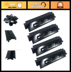 4-Pack Porcelain Steel Heat Plates 14 5/8″ x 4 1/4″ Replacement for Gas Grills