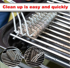 3-Pcs 19 1/4″ SS Outdoor BBQ Cooking Grid Grates for Nexgrill 720-0025 Gas Grill