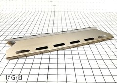 Music City Metals Grill Part # 92341 – Heat Plate, 304 Ss, 17.3125 X 5.6875, Ch