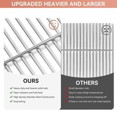 7638 7639 Grill Grates for Weber Spirit I II 300 Series E310 E320 E330 S310 S…