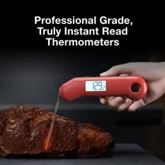 ProfessionaI Meat Thermometer Digital, 3X Faster 0.5 Sec Instant Read, NIST C…