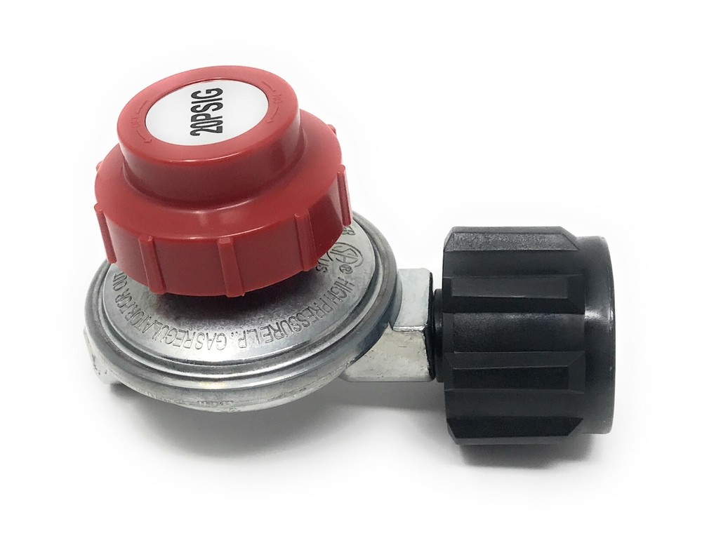 High Pressure Adjustable Gas Regulator LPG QCC1 Acme Nut Gas fitting Adapter
