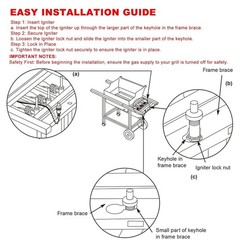 7509 Igniter Kit For Weber Spirit Genesis, Platinum, Silver And Gold Gas Grills