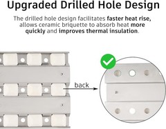 Grill Briquette Tray Replacement for Lynx 42in 54in Grill, Narrow Briquette T…