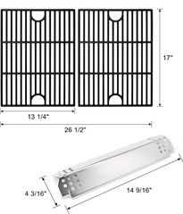 Adviace Grill RPL Parts Nexgrill 720-0830H Heat Plates & Grill Grates NEW (23D)