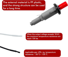 Igniter Kit Replacement Push-button Ignitor for Weber 7510 Spirit Genesis Grills
