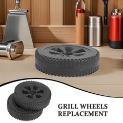 4 Pcs Trolley Casters Barbecue Wheel Appliance Rollers Gas Grill Part