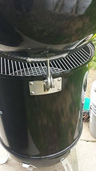 Stainless Lid Hinge Kit Compatible with Weber Smokey Mountain Grill 18.5 22.5 Qu