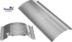 Flame Broiler Main Plate and Slider for Pit Boss Replacement Parts in PB1600, PB