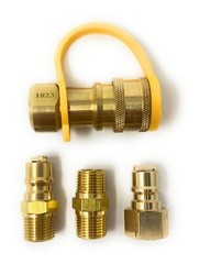 3/8″ Natural Gas Quick Connect Fitting LP Gas Propane Hose Kit