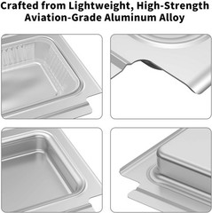 Grill Catch Pan and Drip Tray Set for Q Series – Compatible with Weber Q100
