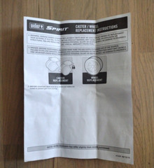 Locking Caster Wheel Replacement Manual Weber Spirit 200 & 300