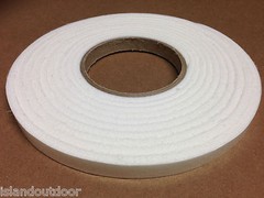 Nomex Plain Grill Gasket 1/2″ x 1/8″ x 15′ High Temp BBQ smoker gasket – no glue