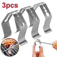 Stainless Steel Meat Probe Clip Holder 3pcs for iGrill For Maverick Probes