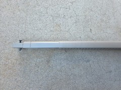 2000 -2001 Weber Silver Gas Grill Part – 25″ Grey Handle w/Nuts & Bolts – Used