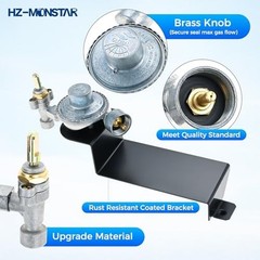 Gas Grill Valve Regulator for Q2000/Q2200 Series, Replacement Assembly
