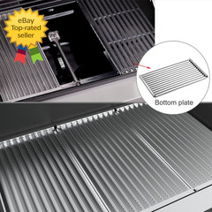 3 Burner Grill Emitter Plates Replacement for Tru Infrared Grill Cooking Grates