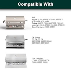 Flame Tamer Grill Replacement Parts for 4 Burner BBQ – Heat Shield & Heat Plate