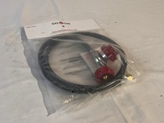 GASONE 2109-RED 4 ft HOSE HIGH PRESSURE 0-20 PSI ADJUSTABLE DIAL